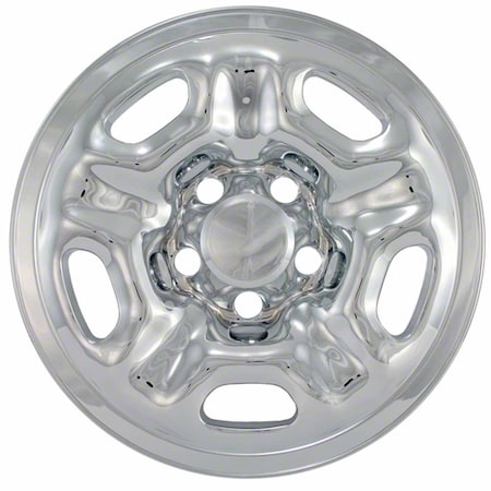 Coast2Coast 15", 5 Hole, Chrome Plated, Plastic, Set Of 4, Compatible With Steel Wheels IWCIMP66X